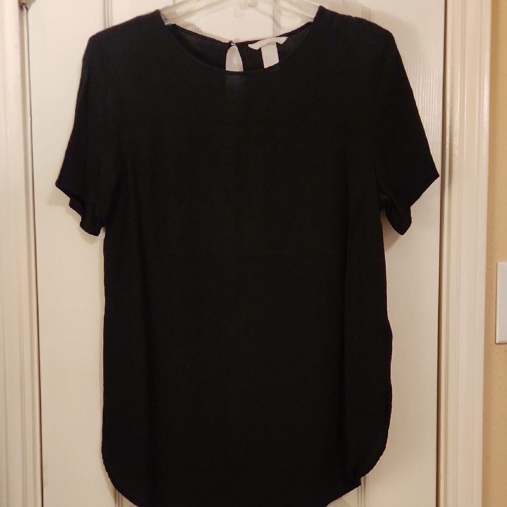 H&M Black Short Sleeve T-Shirt